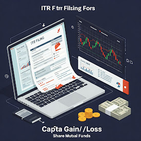 Income Tax Return of Capital Gain / Loss on Shares and Mutual Funds.